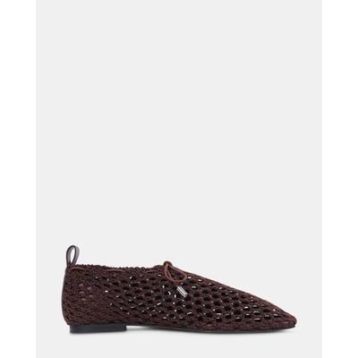 Steve Madden Women's Vespa Mesh Flats - Espresso - Size 9.5 - Synthetic