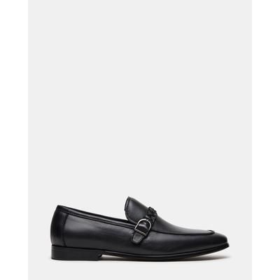 Steve Madden Men's Chaplin Slip-On Loafers - Black - Size 9 - Leather