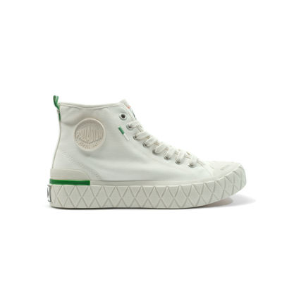 Palladiumboots Unisex Palla Ace Chukka Organic Cream White High Top Sneaker