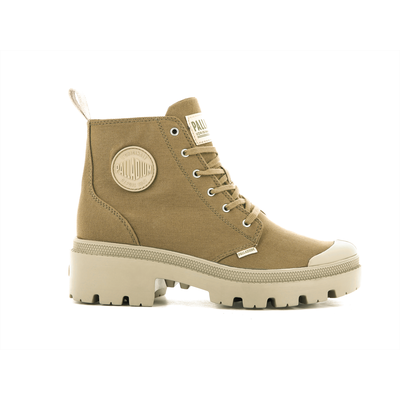 Palladiumboots Womens Pallabase Twill Butternut High Top Boot