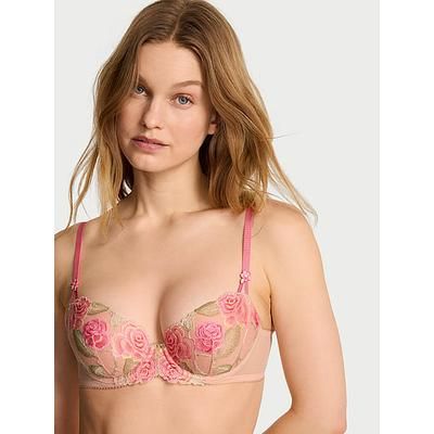 Dream Angels Sweet Melody Embroidery Lightly Lined Demi Bra, Print, 32Ddd - Women's Bras - Victoria's Secret