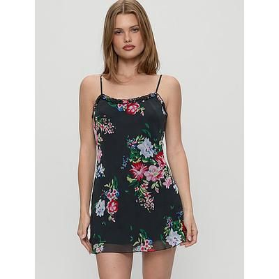 Frankies Bikinis Josie Chiffon Mini Dress, Floral, L - Women's Dresses - Victoria's Secret