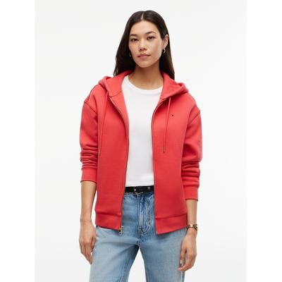 Tommy Hilfiger Women's Relaxed Fit Zip Hoodie - Vintage Red - M