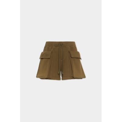 D2 - Icon New Generation Balloon Cargo Shorts, Woman, Yellow, Size: XXS