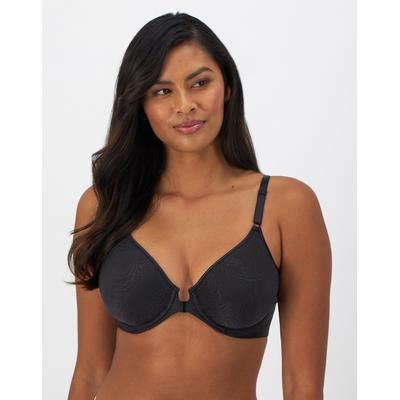 Bali Comfort Revolution Front Close Shaping Underwire Bra Black 38D