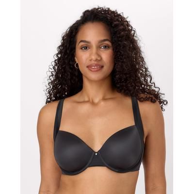 Bali Flawless Fit Women's Underwire Bra, Full-Coverage T-Shirt Black 38DD