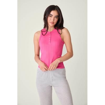 Back To Basics Pointelle Tank, Size: XL, Fuchsia P. J. Salvage