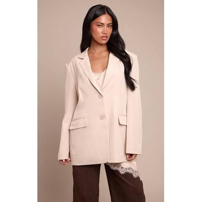 Stone Oversized Blazer