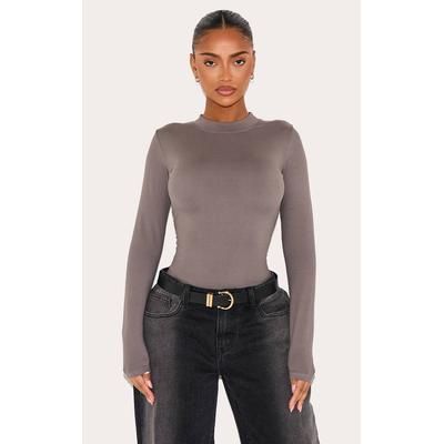 Shape Charcoal Sculpted Long Sleeve Bodysuit
