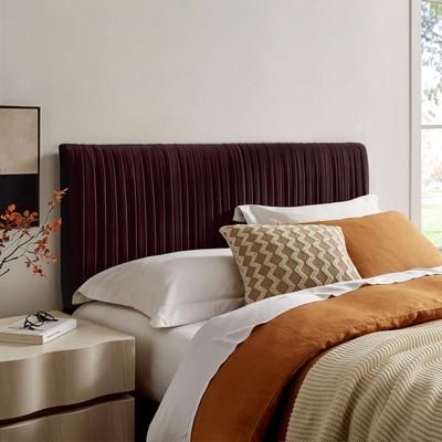 Modway Eloise Ruched Full Headboard, Mulberry