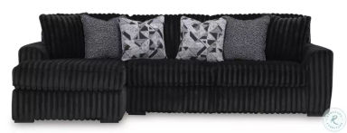 Midnight Madness Onyx Black Modular Sectional