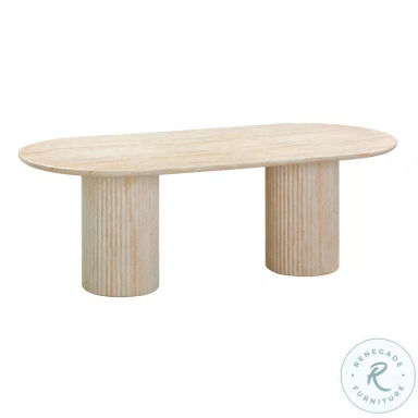 Brut Travertine Pattern Dining Table