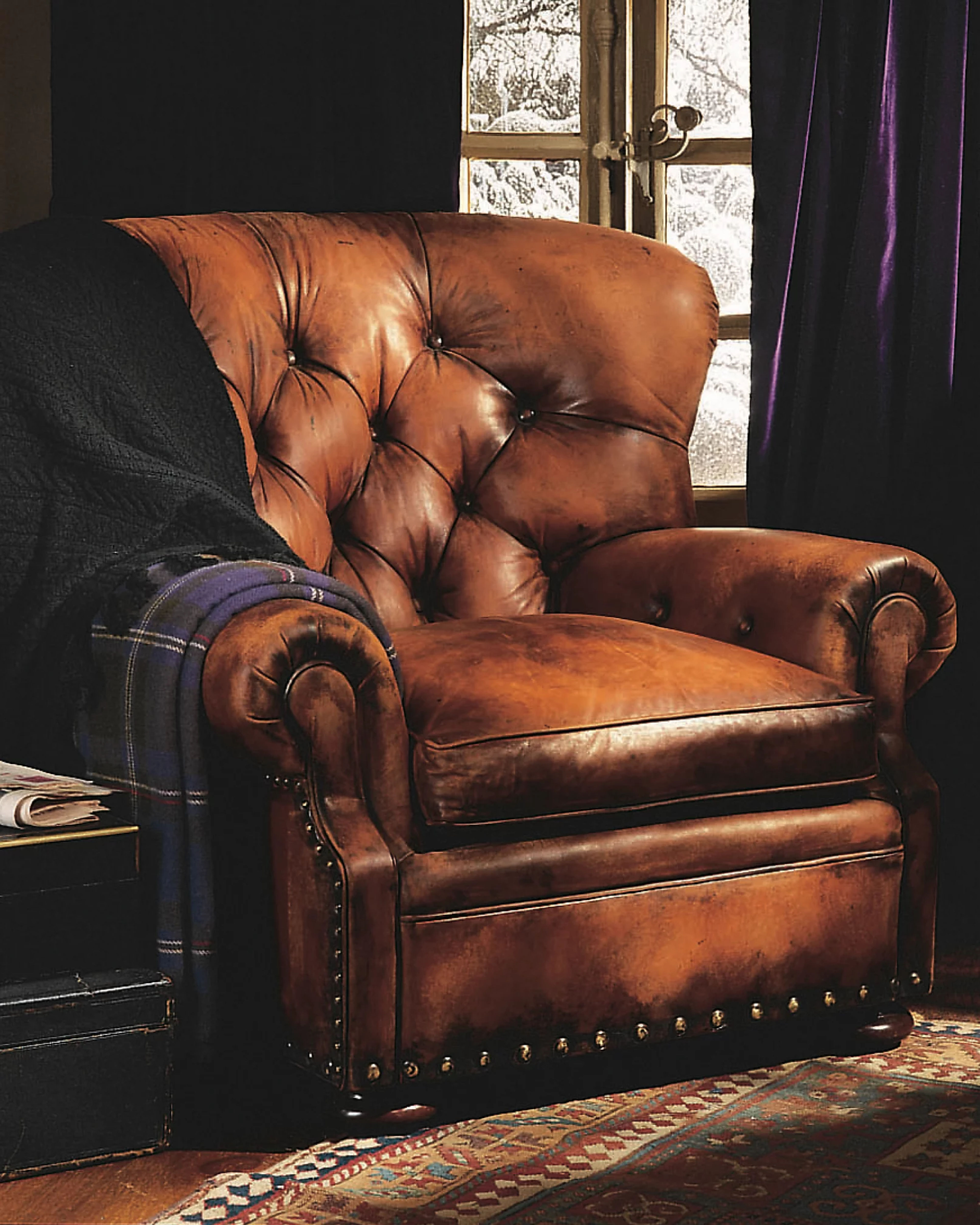 Luxury Writer's Chair by Ralph Lauren Home | Elegant Accent Furniture