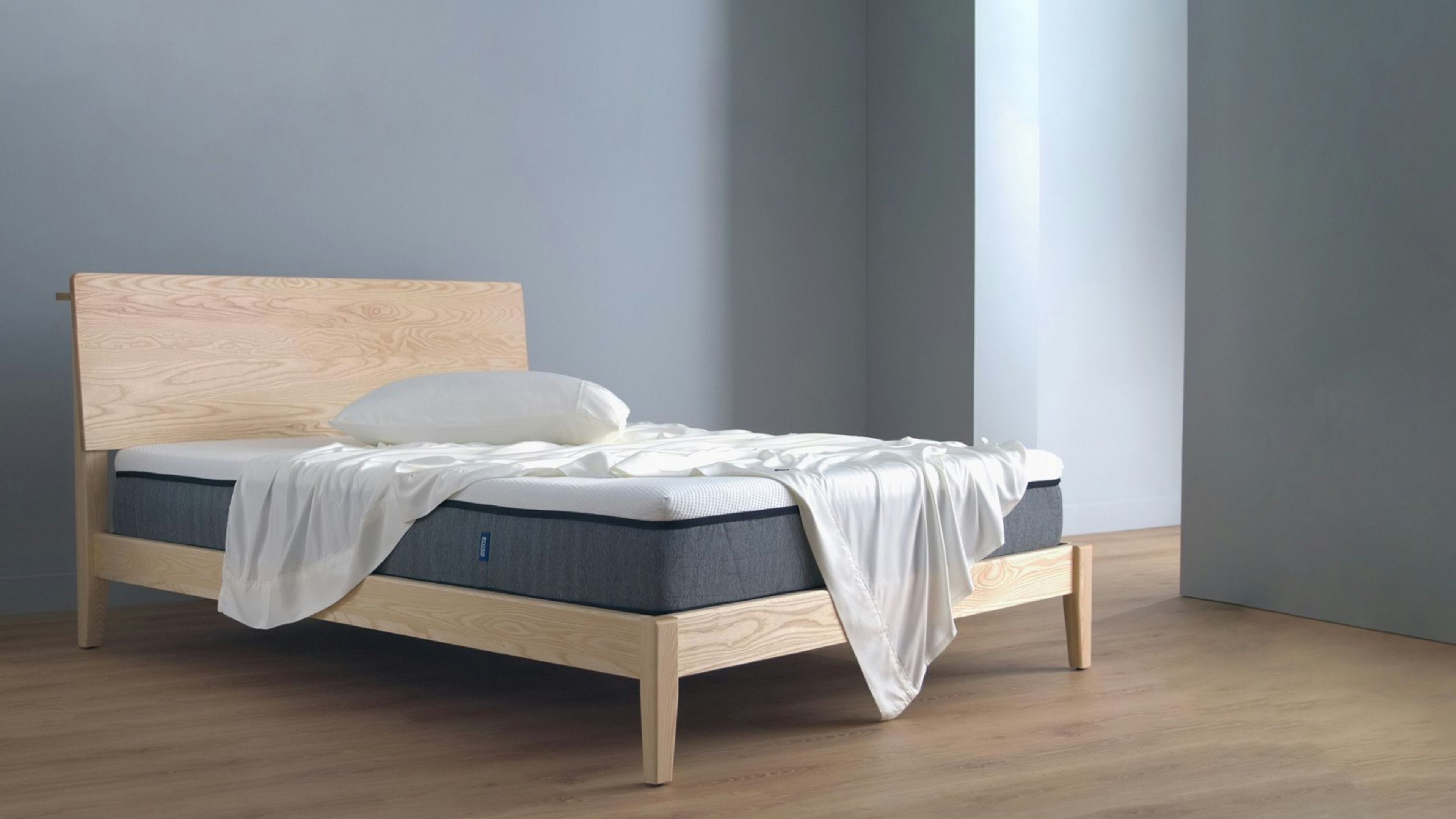 Ecosa Rise Bed Frame King Size Ash - Tool-Free Assembly