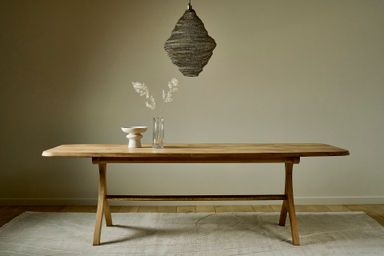 Rustic Dining Table | Edges | UK Oak