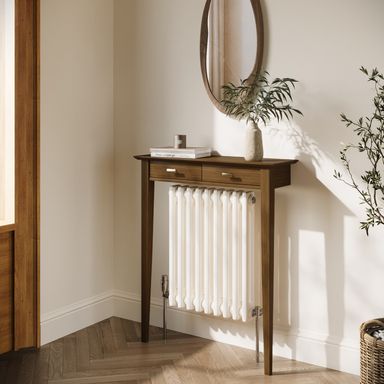 Extra Small & Narrow Walnut Radiator Cover - 75cm - Noa - Furniture123