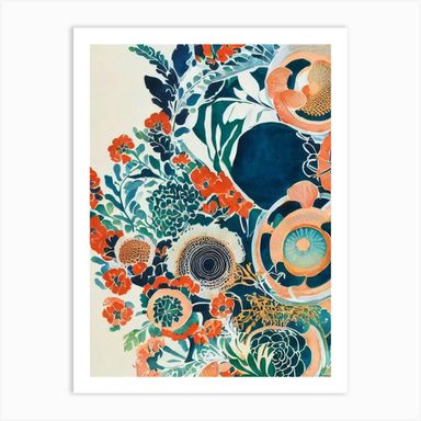 Irukandji Vintage Graphic Watercolour Art Print