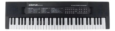 Teclado Eletrônico Musical Iniciante 61 Teclas Com Microfone
