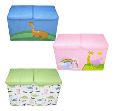 Bau De Brinquedos Organizador Montável Lindo E Estruturado