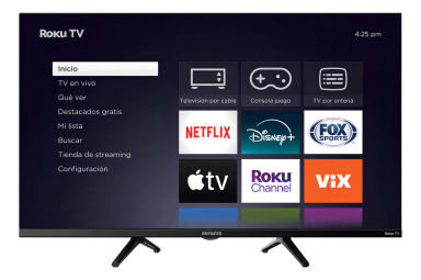 Pantalla Smart TV 32" Roku Aiwa DLED HD, 720p, 3 HDMI, Wi‑Fi, Dolby Audio +150 Canales Memoria RAM 512 MB | Meses sin interés