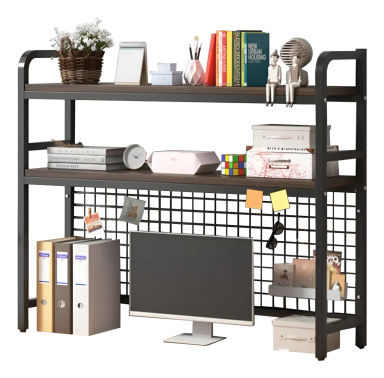 Organizador De Escritorio Multifuncional Con Repisa Metal | Envío gratis