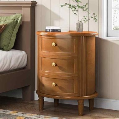 New in Box -Tribesigns 3-Drawer Brown Nightstands Set of 2