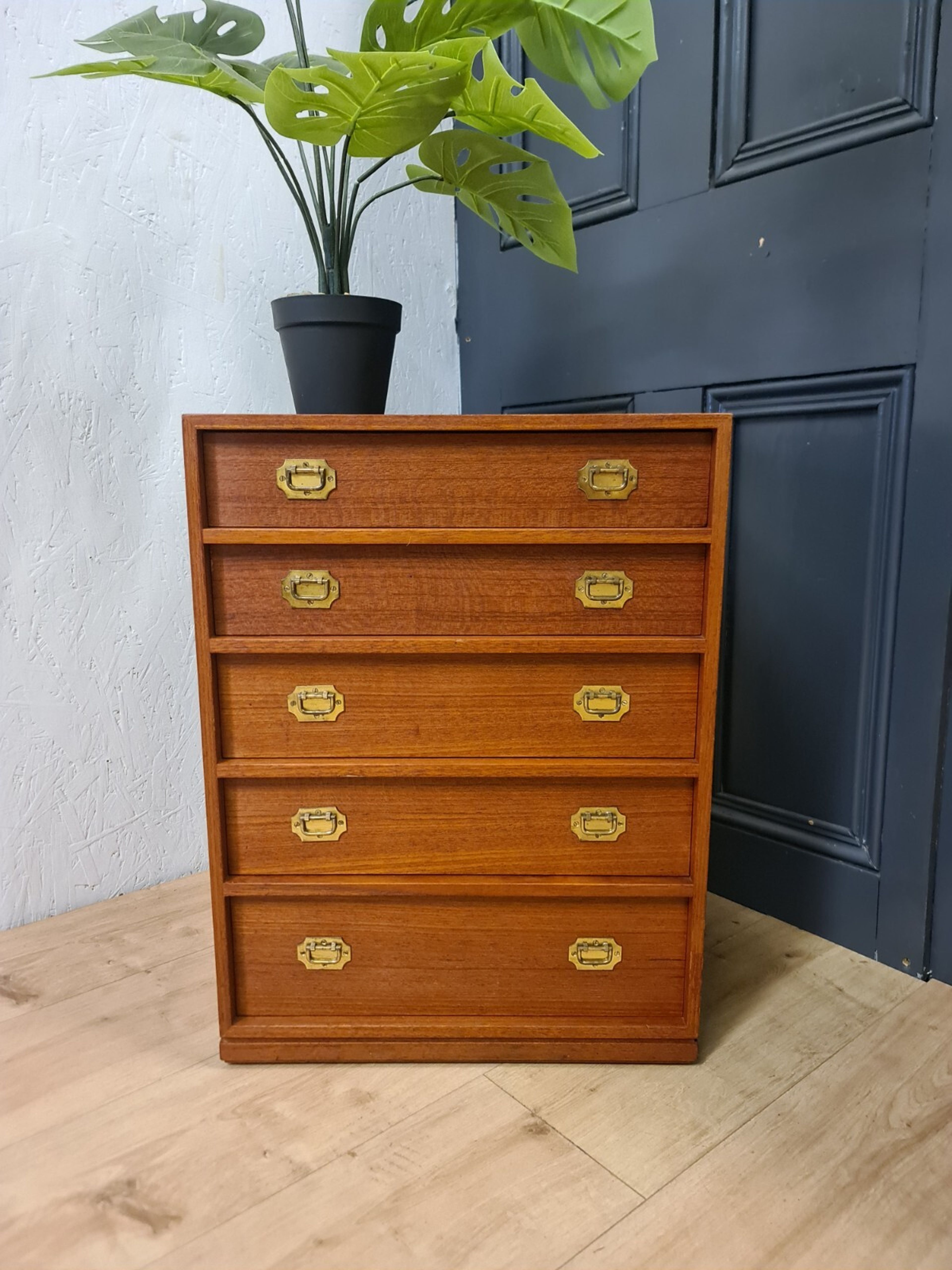 Vintage 1960s Danish Teak Chest of Drawers - Henning Korch