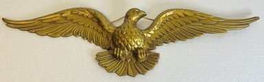 Vintage Midcentury Cast Metal Golden Eagle Wall Art by Sexton USA - Bald Eagle