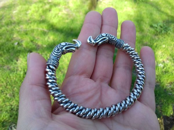 Viking bracelet, Silver, Brass, Ragnar Lothbrok, Viking jewelry, Ragnar bracelet, Torc bracelet, Celtic, Viking armband, Dragon, Norse