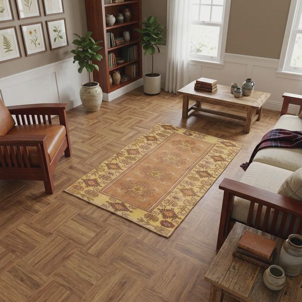 Egyptian Pattern Rug, Yellow Entryway Rug, Small Bedroom Rug, Outdoor Kilim Rug, Turkish Woven Rug, Pale Runner, 2.7 x 4.3 Ft Rug, RK 13136