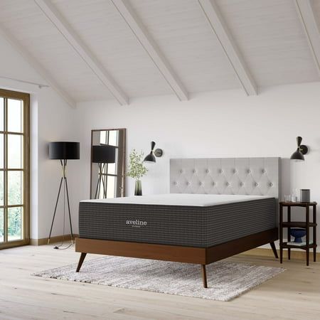 Modway Aveline 16  Modern Style Memory Foam King Mattress in White