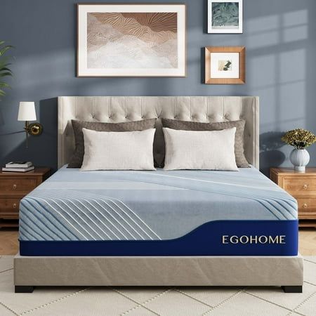 EGOHOME Elysian 14 inch Mattress  Full Size Memory Foam Mattress