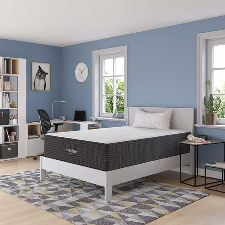 Modway Aveline 14  Modern Style Memory Foam Full Mattress in White