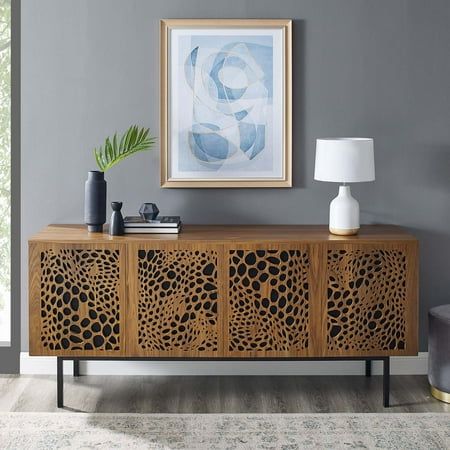 Modway Yosemite 73  TV Stand in Walnut