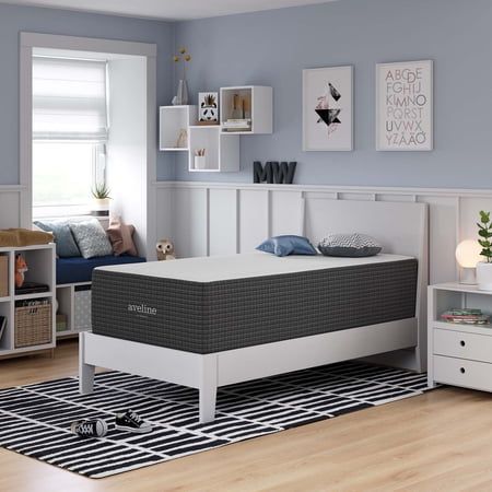 Modway Aveline 16  Modern Style Memory Foam Twin Mattress in White