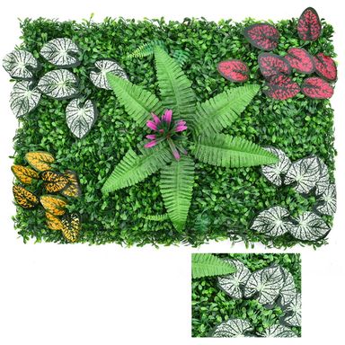 Cyber_Monday Deals ufehgfjh 2024, Green Plant Wall Simulation Plant Wall Decoration Living Room Interior Background Flower Wall Green Wall Hanging Plastic Fake LawnDoor Fence Fence Protection