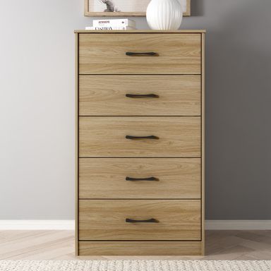 Mainstays Ardent 5 Drawer Dresser, Euro Oak