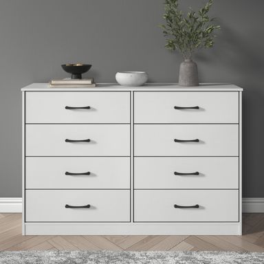 Mainstays Ardent 8 Drawer Dresser, White - Walmart.com