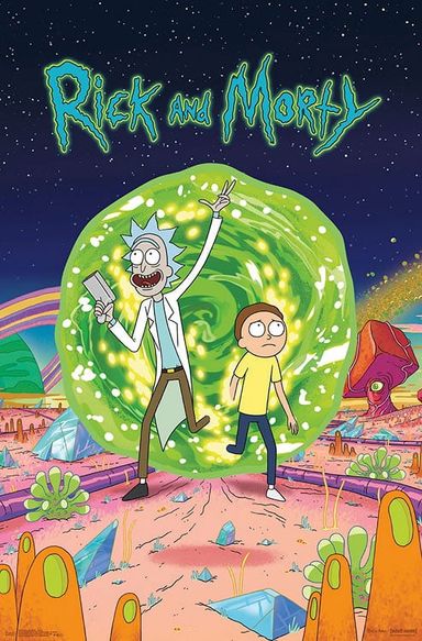 Rick And Morty - Cover Wall Poster, 22.375" x 34"