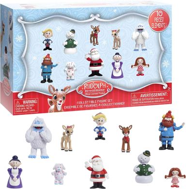 Just Play Rudolph the Red-Nosed Reindeer Figure Set, 10-Piece Kids Toy, Ages 3 and Up - Walmart.com
