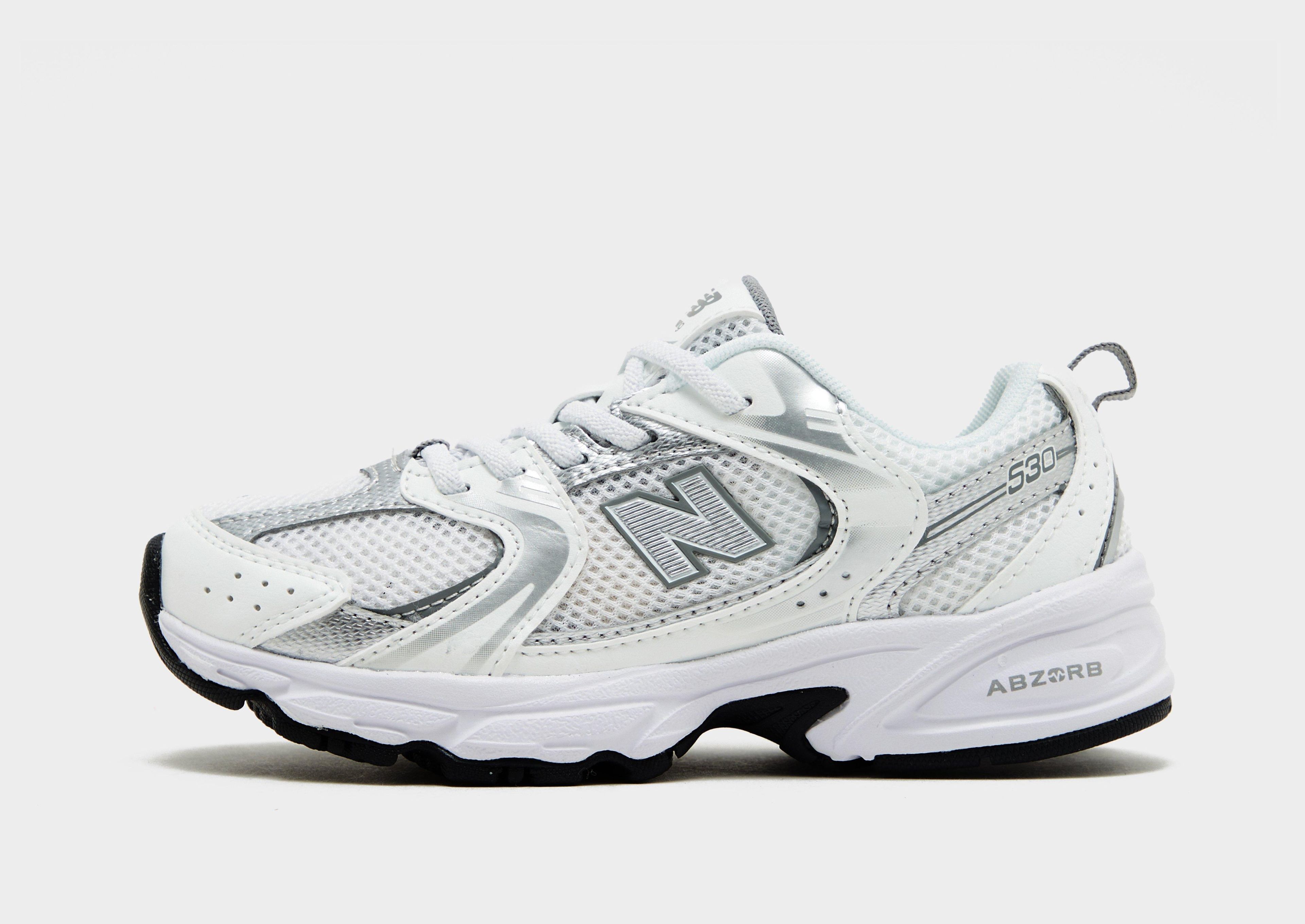 New Balance 530 Kids Trainers White Silver Comfort