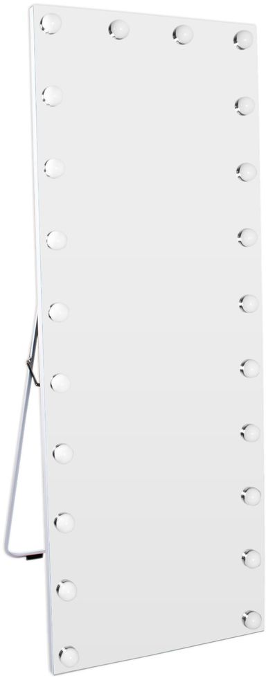 Smart Lashes Velké stojací zrcadlo s osvícením Hollywood, Aurora