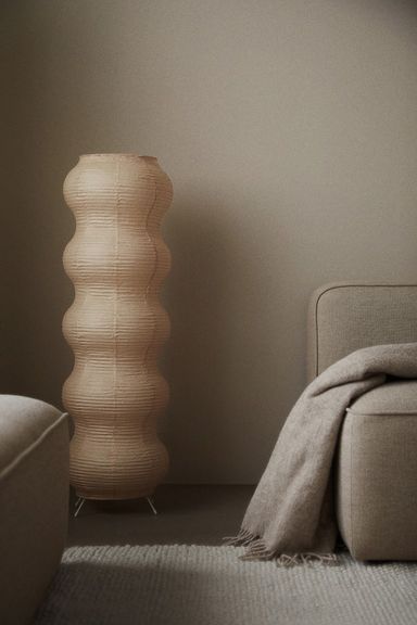 Lampe de sol en papier de riz