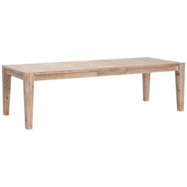 Canal 102&quot; Wide Smoke Gray Extendable Dining Table
