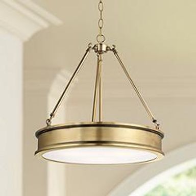 Minka Lavery Harbour Point 19&quot; Wide Liberty Gold Pendant Light | www.lampsplus.com