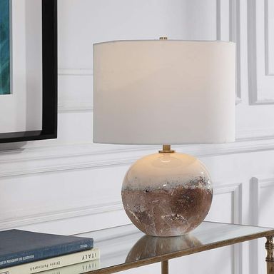 Uttermost Durango 18" High Earthtone Ceramic Accent Table Lamp - #289D2 | Lamps Plus