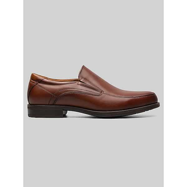 Florsheim Men's Finance Moc Toe Slip On Cognac - Size: 15 D-Width