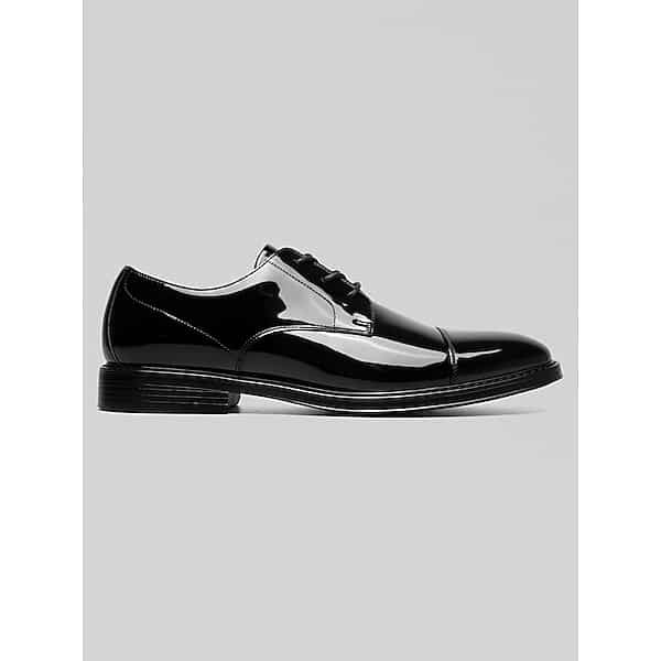 Nunn Bush Men's Centro Formal Flex Cap Toe Oxfords Black Patent - Size: 11 WIDE