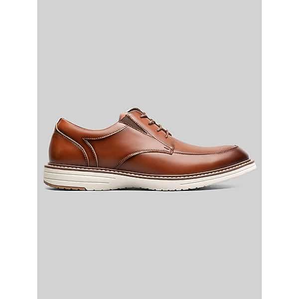 Nunn Bush Men's Gates Moc Toe Oxfords Cognac - Size: 12 D-Width