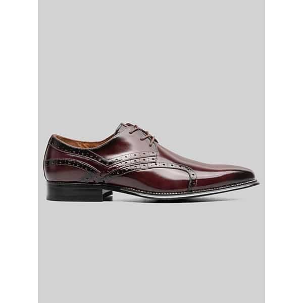 Stacy Adams Men's Alexander Plain Toe Oxfords Burgundy - Size: 8.5 D-Width